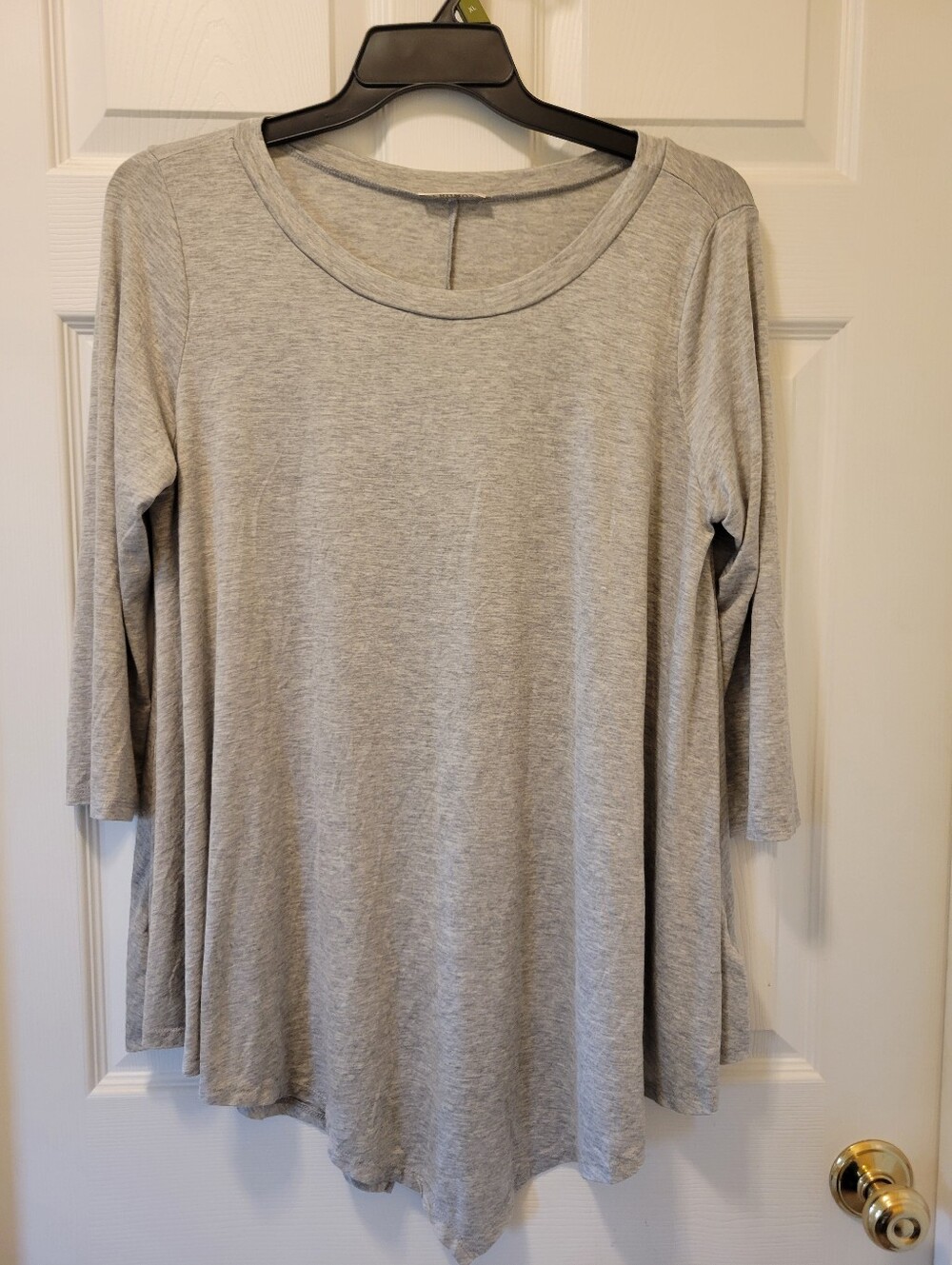 Womens Sz. 3X Gray Tunic Top